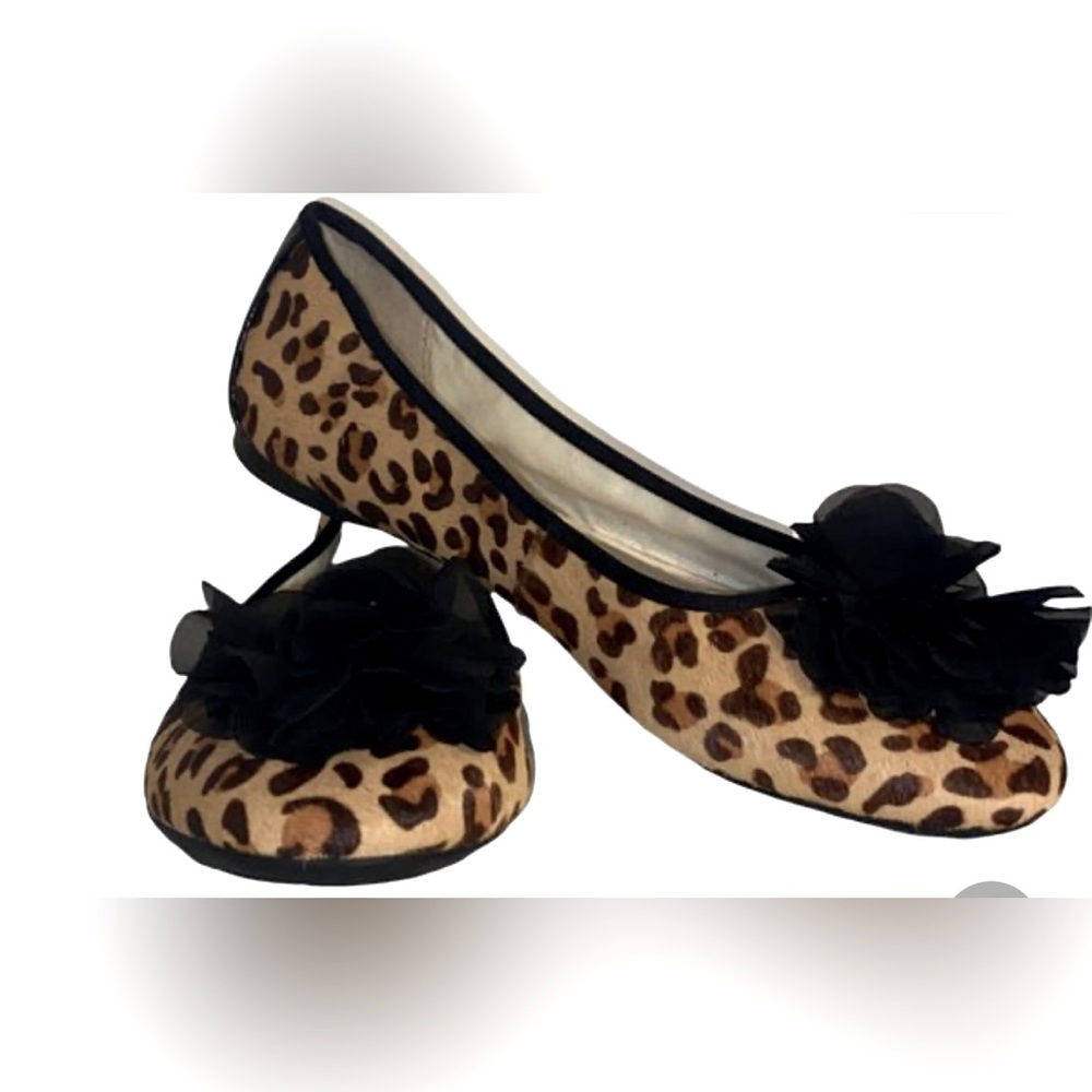 Lands End leopard flat girls 5